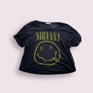 Vintage Nirvana Crop Top